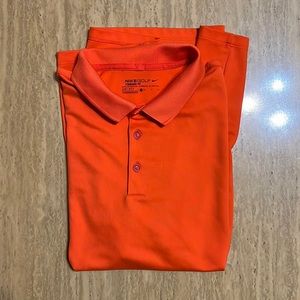 Orange Polo by Nike Golf